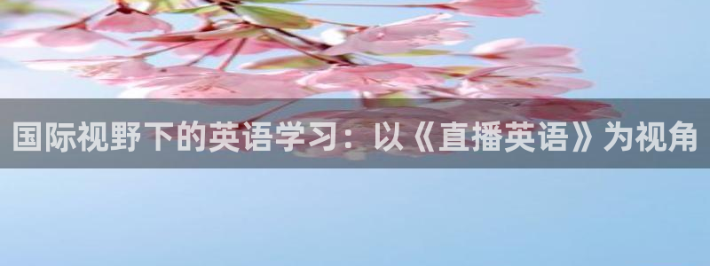 松鼠网官方下载：国际视野下的英语学习：以《直播英语》为视角